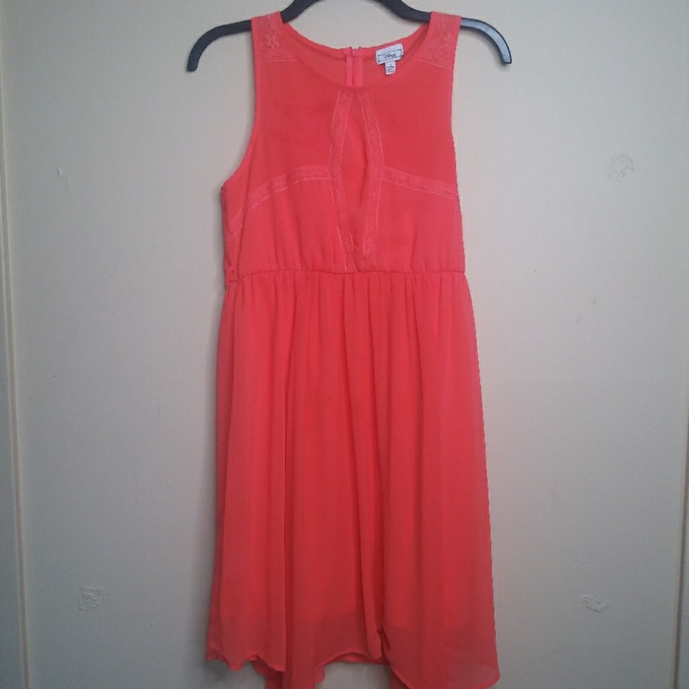 Disney Girls Coral Dress